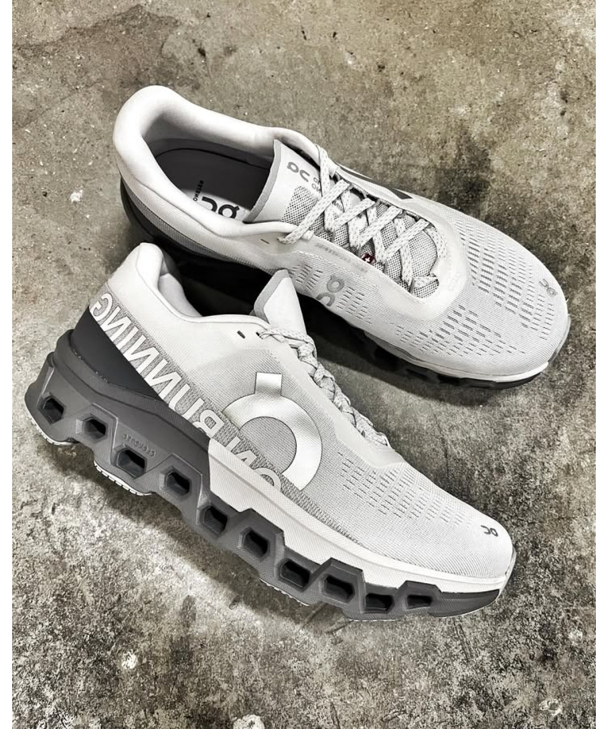 男裝On Running Cloudmonster 2 Men Frost Rock | Loftygoods