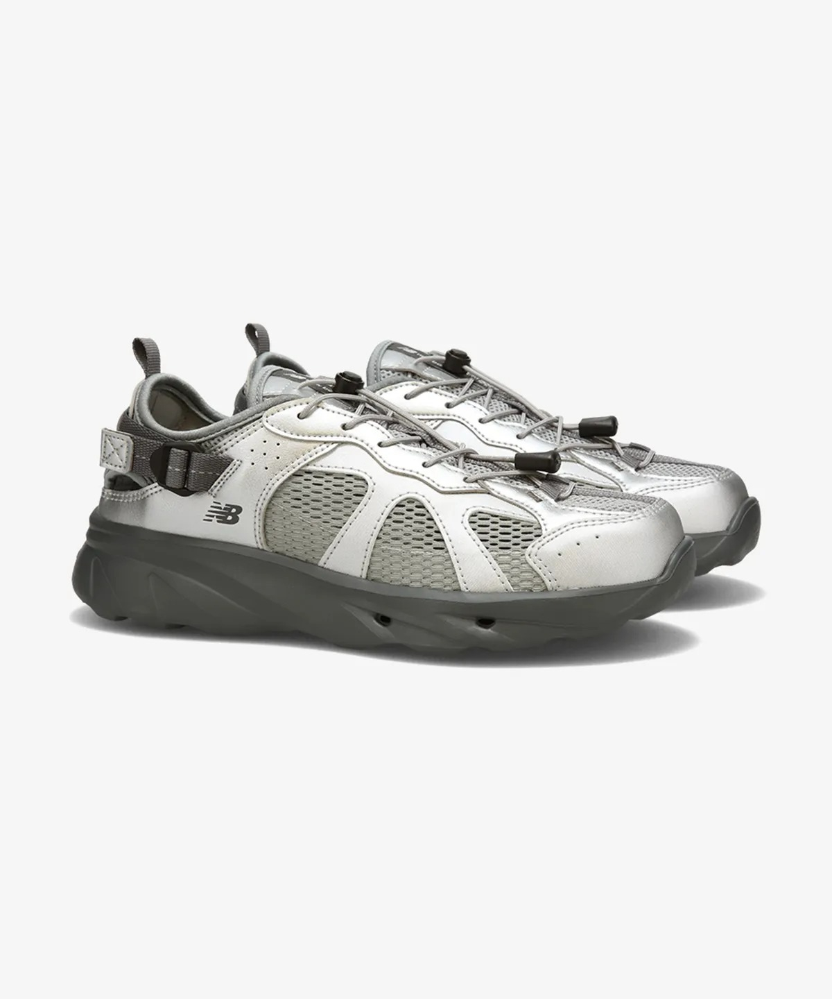 KR New Balance Kave Sandal SD2401 Silver Gray SD2401SG | Loftygoods