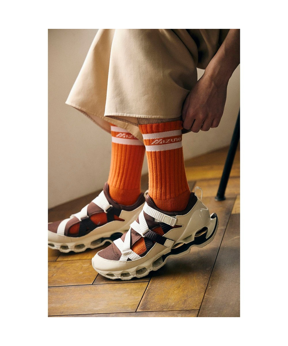 Mizuno Wave Prophecy Strap Brown Beige D1GA251908 | Loftygoods