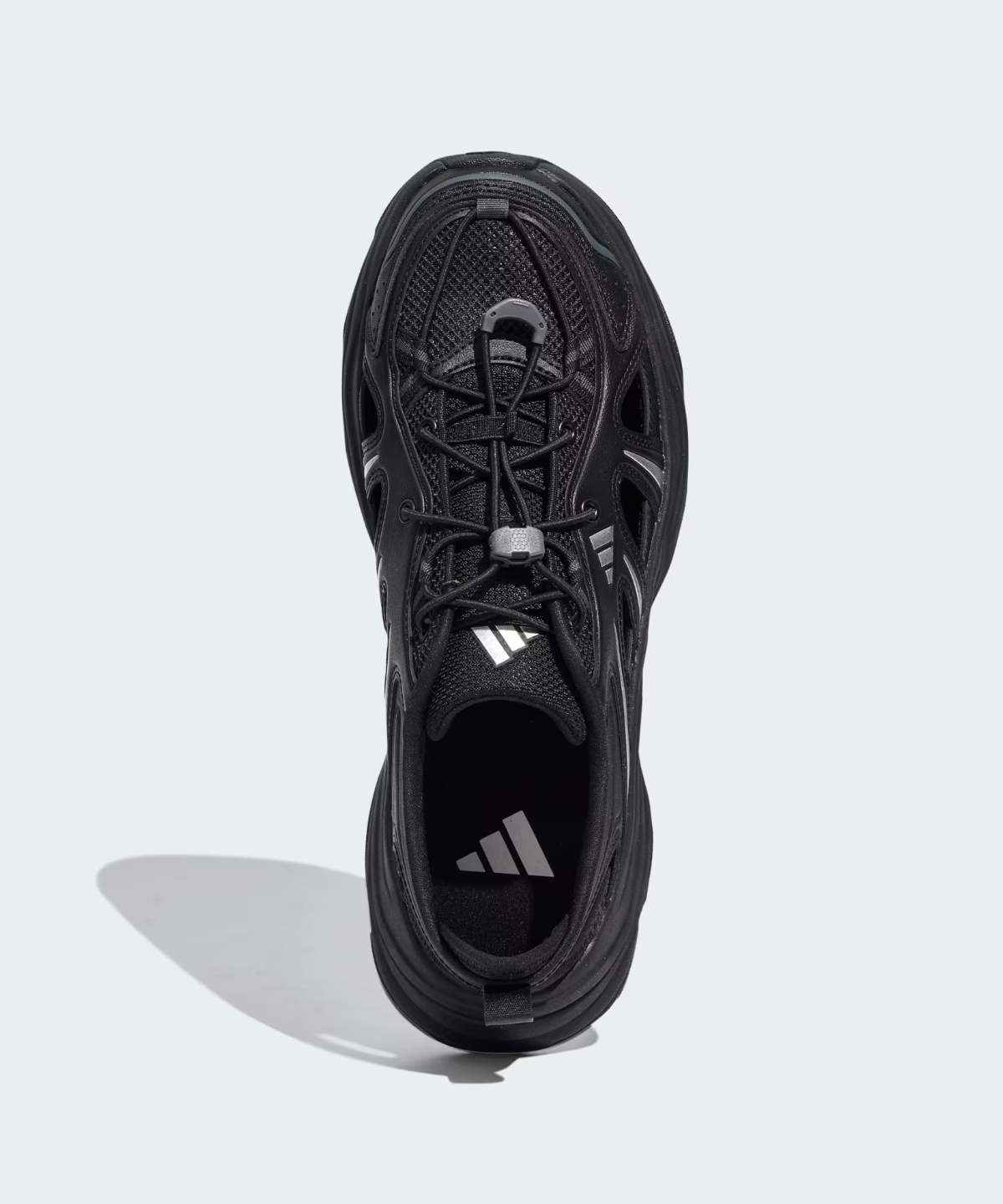 Adidas XLG Fin Pulse Sandal Black Grey LA1993 | Loftygoods