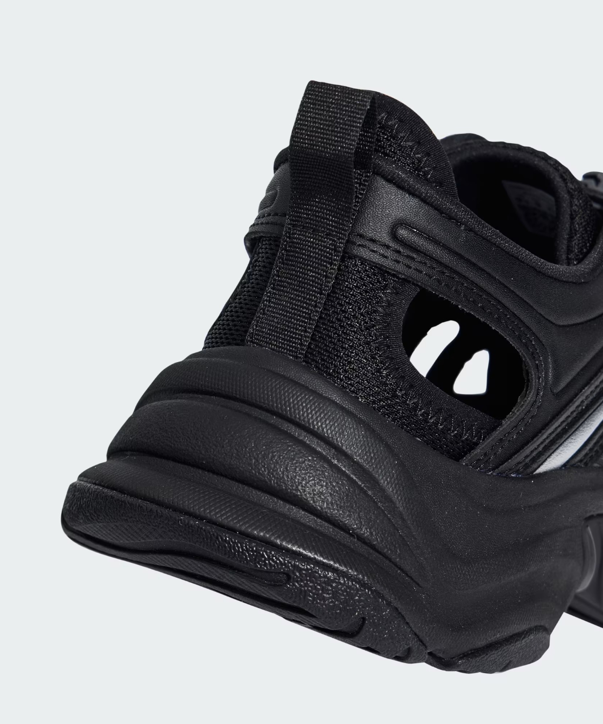Adidas XLG Fin Pulse Sandal Black Grey LA1993 | Loftygoods
