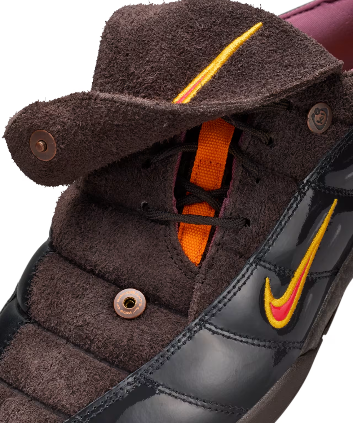Nike x Kids Of Immigrants KOI T90 Mule Velvet Brown IH4422-201