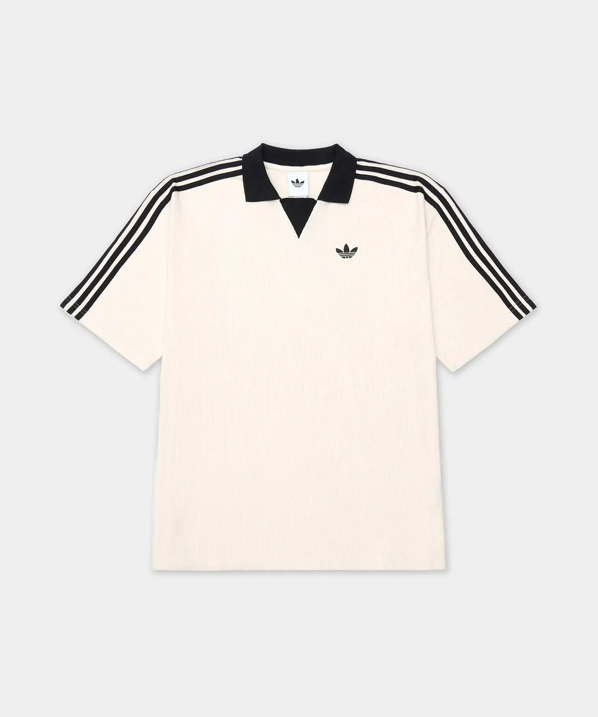 Adidas Waffle SS Retro Polo Neckline Wonder White | Loftygoods