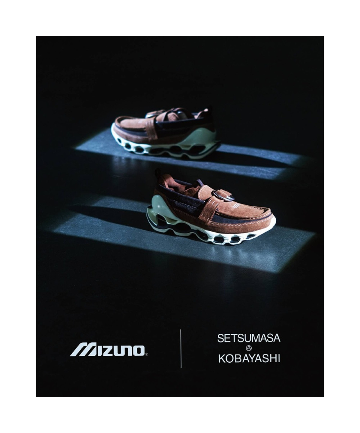 Mizuno x Setsumasa Kobayashi Wave Prophecy Ring Moc Brown