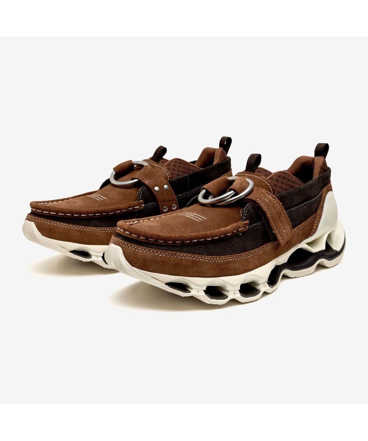 Mizuno x Setsumasa Kobayashi Wave Prophecy Ring Moc Brown