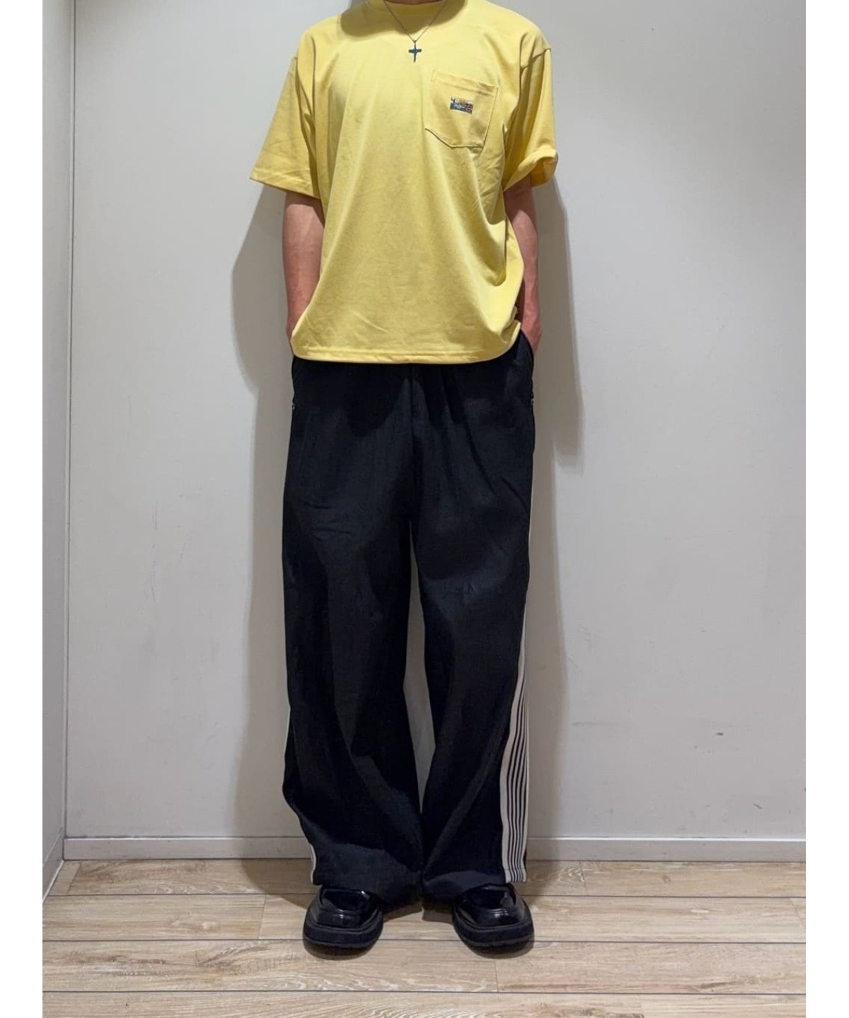 日本別注Needles × FREAK'S STORE H.D. Track Pant 6oz Denim Black