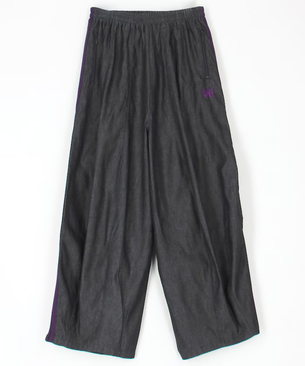needles FREAK'S STORE 別途 track pants XS 日本別注Needles × FREAK'S STORE H.D. Track Pant 6oz Denim XS