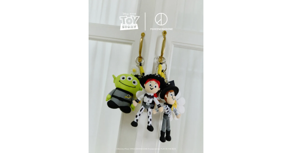 PEACEMINUSONE x Disney Toy Story THE FIRST FAN Plush Key Ring
