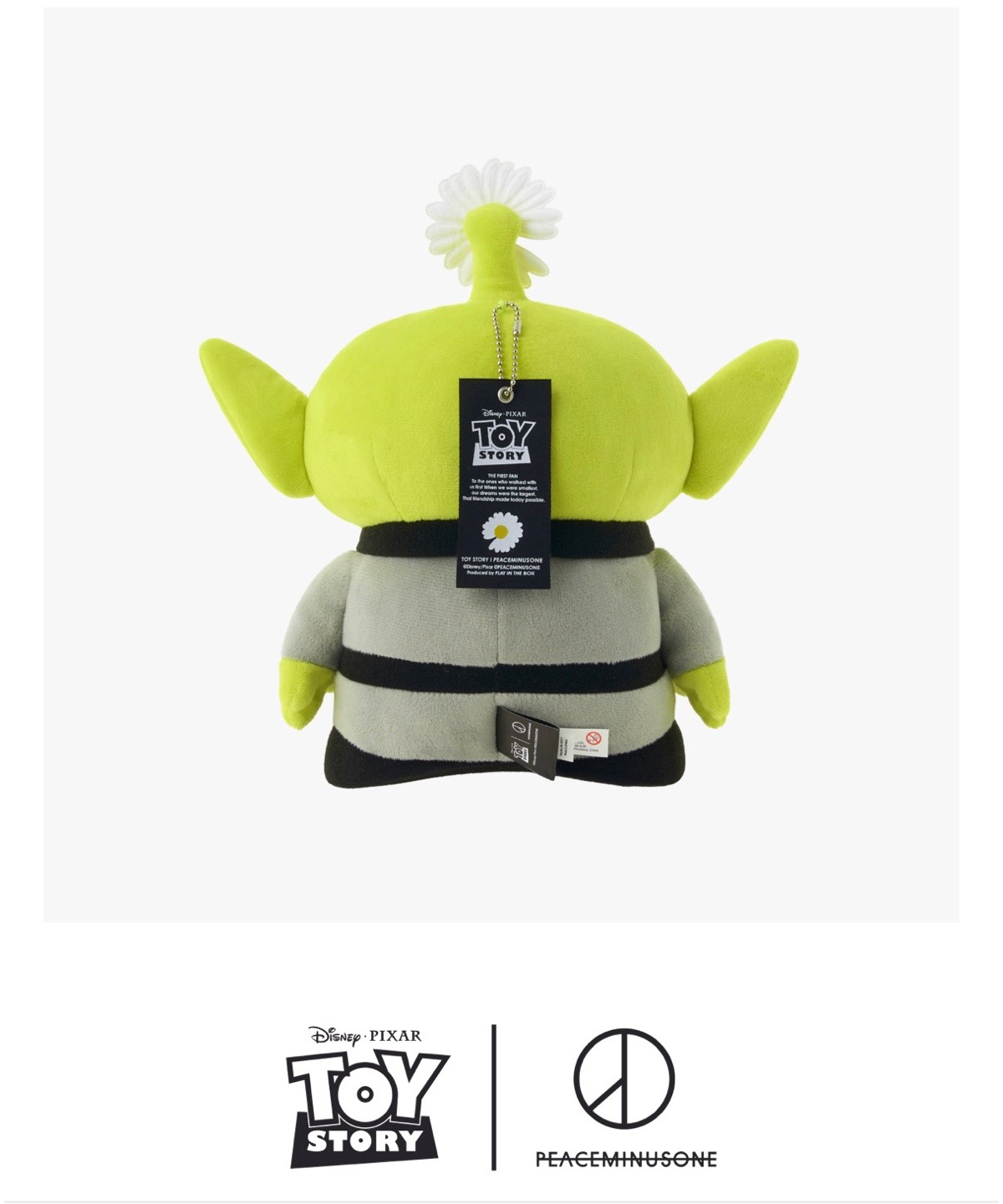 PEACEMINUSONE x Disney Toy Story THE FIRST FAN Plush Key Ring