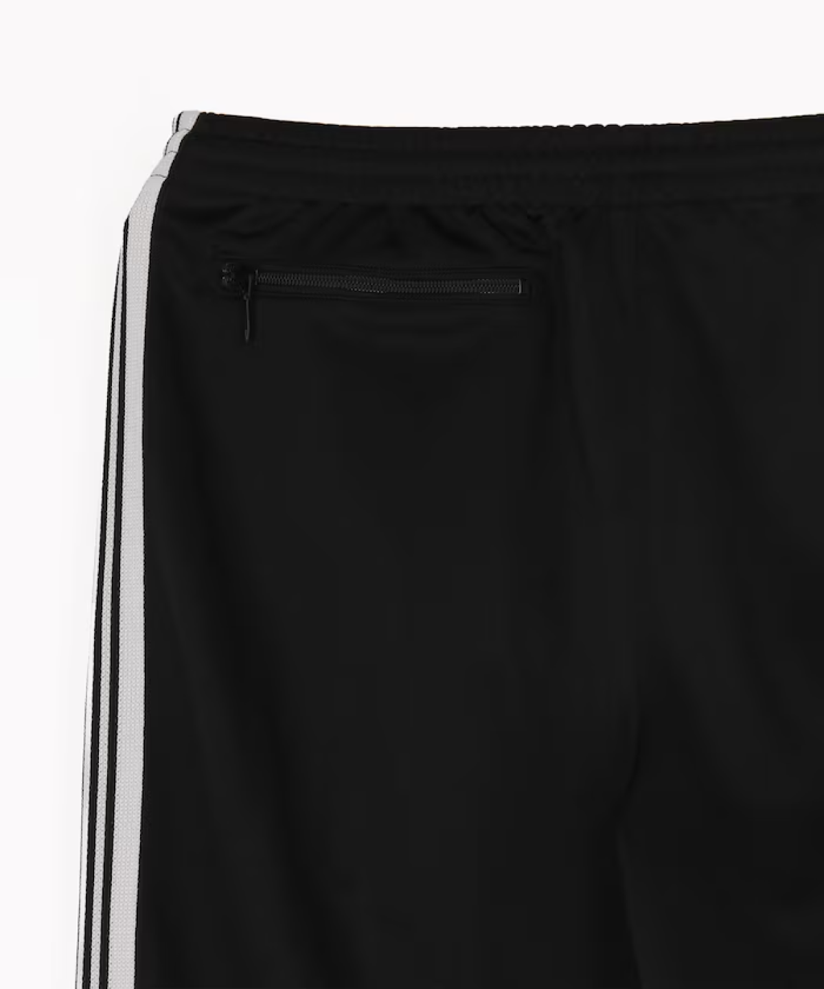 Needles × FREAK'S STORE Track Pant PolySmooth Black White Line