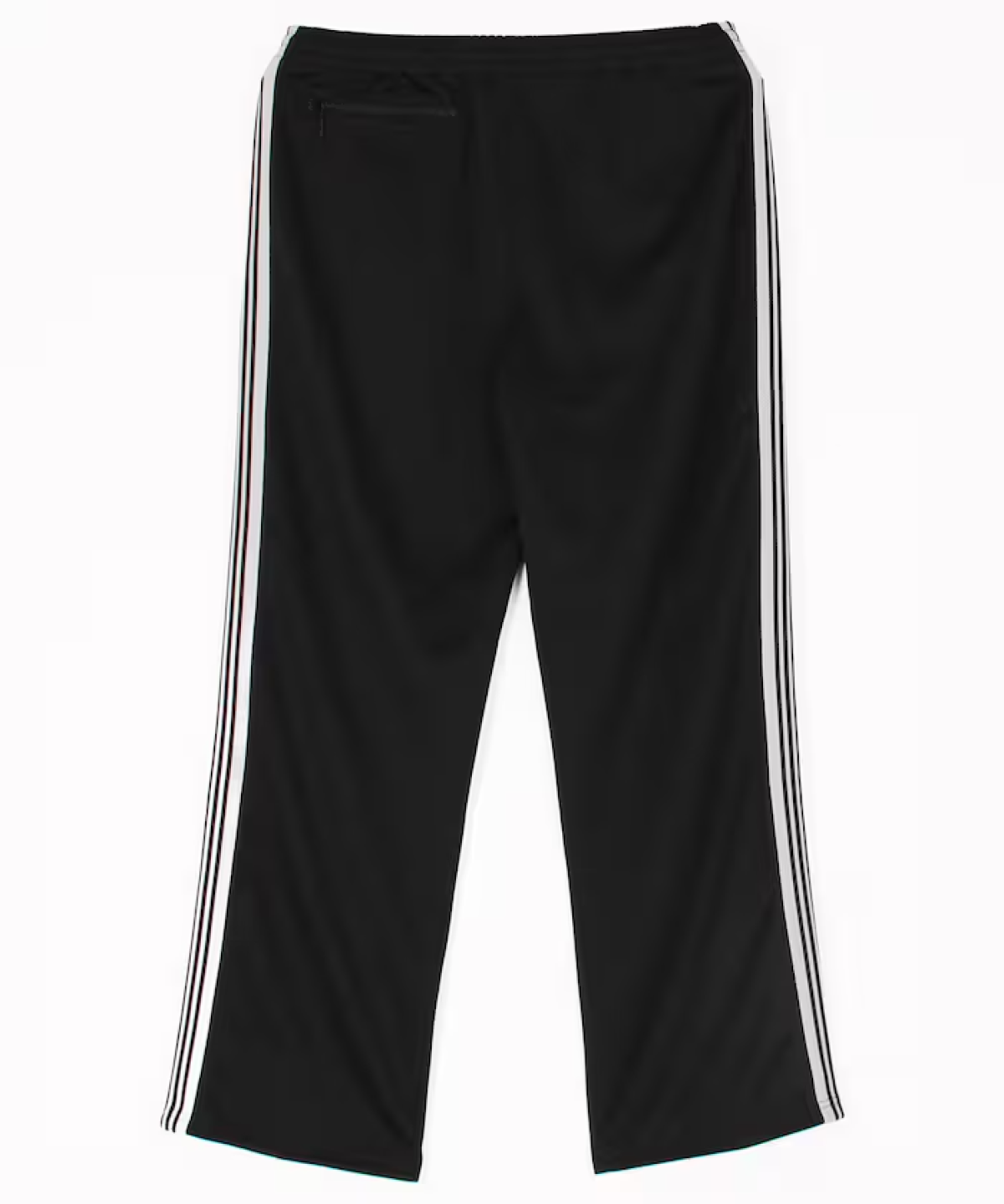 Needles × FREAK'S STORE Track Pant PolySmooth Black White Line