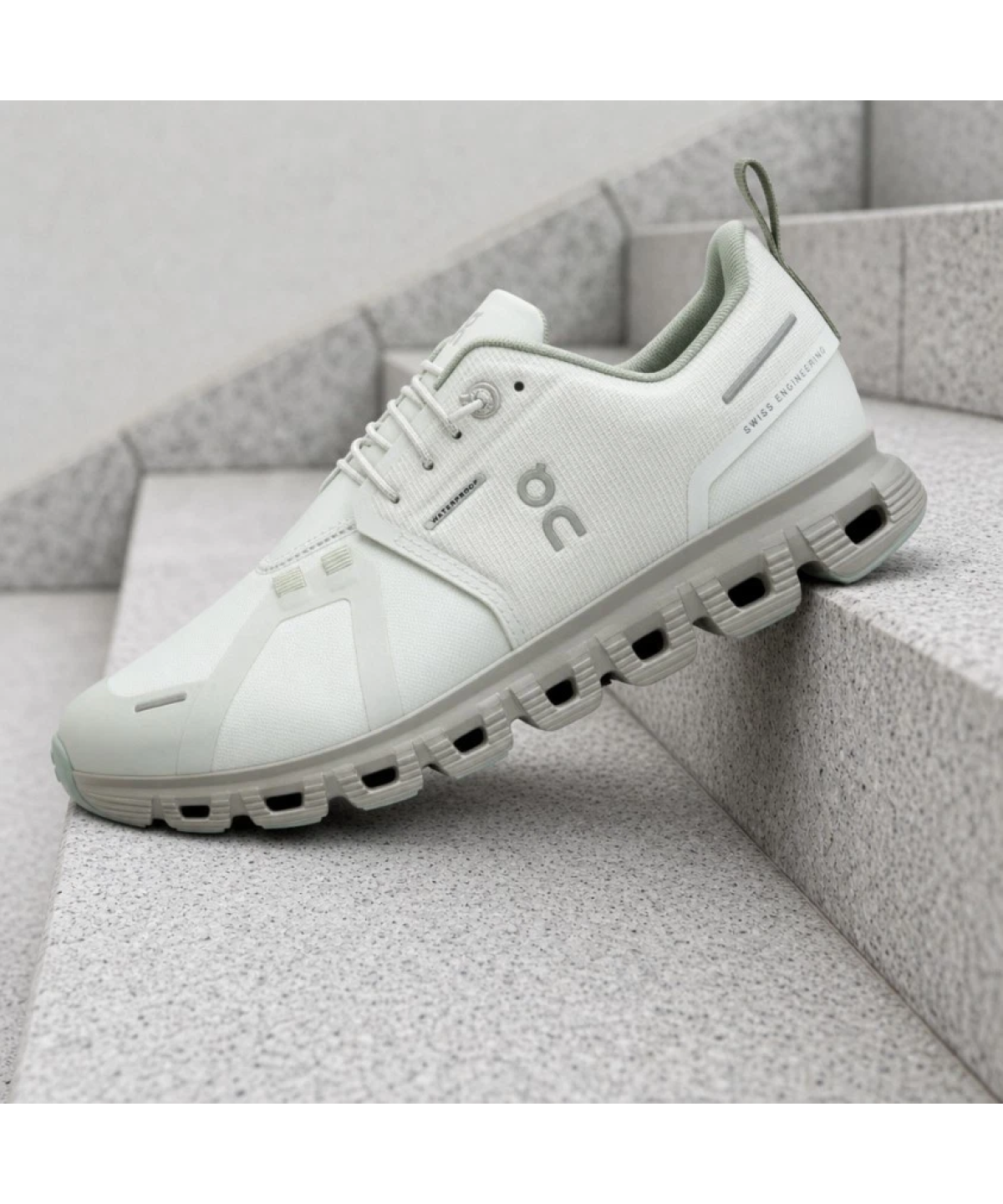 On Running Cloud 6 Waterproof Women Iceberg Tin | Loftygoods